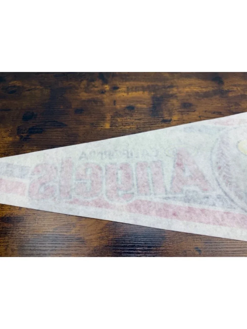 Vintage California Angels MLB Felt Pennant Baseball Memorabilia 30 inches